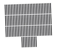 Gatuida 100pcs Expandable Mesh Makeup Brush Protector Covers Black PE Protective Sleeve for Makeup Brush Cleaning and Shape Maintenance Reusable