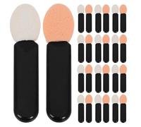 Gatuida 100pcs Eye Shadow Applicator Sticks - Mini Black Single Side Eyeshadow Brush - Versatile 1.5'' Brushes For Cosmetic Application On-The-Go Touch-Ups