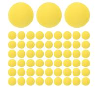 Gatuida 100pcs Foam Ball Launch Set: 3cm(1.18inch) Soft Round Balls For Toy Blaster - Mini Stress Relief Volleyballs - Yellow Foam Training Toss Game Refill Bulk
