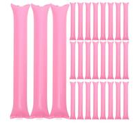 Gatuida 100PCS Inflatable Thunder Sticks: Cheerleading Cheering Sticks Team Spirit Cheering Clappers for Sports Basketball Football Noisemakers