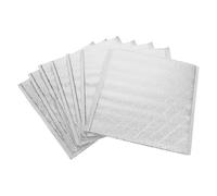 Gatuida 100pcs Insulated Food Bags Reusable Aluminum Foil Thermal Lunch Bags Leakproof Heat Retention for Camping Picnic Travel Outdoor Activities Thick