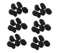 Gatuida 100pcs Invisible Hair Net and Bag Elastic Mesh for Buns and Wig Fixing Black Hairnet for Women