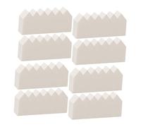 Gatuida 100pcs Makeup Tools Synthetic Latex Powder Puff Soft Touch White Foundation Pads Versatile Minimalist Style for Facial Makeup Application