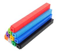 Gatuida 100pcs Math Educational Blocks Creative Plastic Counting Cubes for Early Learning Stem Development and Classroom Activities for Preschool Teaching and Imaginative Play