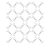 Gatuida 100pcs Metal Bandage Fastener Buckles Aluminum Alloy Stretch Wrap Clips for Daily Use Replacement Fixators for Bandage Wraps