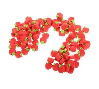 Gatuida 100Pcs Mini Cartoon Apple Erasers Bulk Cute Colored Pencil Erasers for School Supplies Party Favors Safe Novelty Fruits Vegetable Design