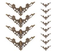 Gatuida 100pcs Photo Mounting Corner Vintage Style Scrapbooking Corner Guard Decorative Antique Book Edge Covers for Scrapbook Menus Album Notebook Folder