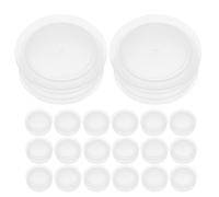 Gatuida 100pcs Plastic Airtight Plug for Lotion Bottle Stopper Leakproof Cosmetic Inner Cap for Makeup Bottle Easy Fit Travel Cap for Container