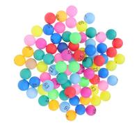 Gatuida 100pcs Raffle Drawing Balls Plastic Bingo Game Spheres for Parties School Events and Family Gatherings Vibrant Decoration for Interactive Fun