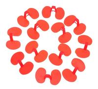 Gatuida 100pcs Red Chicken Blinder Glasses for Pheasant and Hen, Abs Material with Anti-pecking Function, Suitable for Poultry Farming and Free Range to Prevent Flock Fights and Reduce
