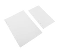 Gatuida 100pcs Reusable Sticker Backing Release Paper Sheets A5 A6 Six-Hole Binder Refills Double-Sided Sticker Keeper Pages for Scrapbooking Planner Organizers