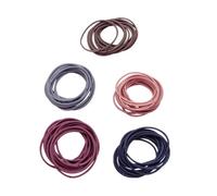 Gatuida 100pcs Seamless High Stretch Hair Bands Elastic Hair Ties Made of Cloth and Rubber Band for Everyday Wear Simple Design to Hold for Colleagues and Girl Friends