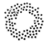 Gatuida 100pcs Self Adhesive Movable Googly Eyes for DIY Handmade Puppets Plastic Fake Eyeballs for Stuffed Animals Crochet Crafting with Lively Animated Expressions