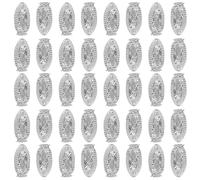 Gatuida 100pcs Silver Metal Alloy Buddha Nail Decorations 3d Nail Art Charms for DIY Professional Manicure Suitable