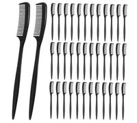 Gatuida 100pcs Small Comb Eyelash Comb Eye Brow Brushes for Makeup Eyelash Separator Tool Reusable Brow Brush Mascara Applicator