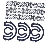 Gatuida 100pcs Steel Bobbin Case Springs Diameter Durable Heavy Duty Sewing Machine Supply Replacement Parts for Smooth Thread Flow and Reliable Stitching