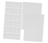 Gatuida 100pcs Thickened Double-Sided Blank Cards for DIY Crafts and Notes Solid Color Memo Cards for Students Office Travel and Personal Organization