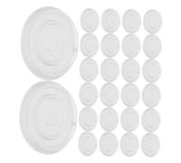 Gatuida 100pcs Transparent PVC Furniture Feet Pads Multi Function Couch Stoppers Chair Leg Protectors for Carpet and Hard Floors Wear Resistant Slip Furniture Pads for Home Living Bedroom