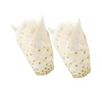 Gatuida 100pcs Tulip Paper Muffin Cups Oil Cake Wrappers for Baking Cupcakes Muffins Cakes DIY Party Baking Liners