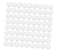 Gatuida 100Pcs White Cat Eye Resin Beads for Jewelry Making DIY Loose Spacer Beads for Necklaces Bracelets Craft Decorations and Charming Accessories