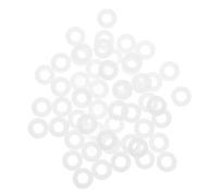 Gatuida 100pcs White Drum Washers Pads Kit Drum Set Accessories Clutch Gaskets Non-slip Percussion Instrument Parts for Jazz and Rock Kits