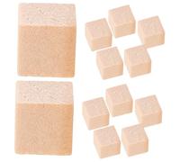 Gatuida 100pcs Wooden Cube Building Blocks for Solid Wood DIY Puzzle Safe Non Toxic Craft Cubes for Creative Play and Hand Eye Coordination Development