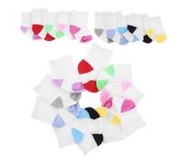 Gatuida 10Pairs Mini Doll Socks Pack for American Dolls Colorful Sporty Design Accessories for Dress Up Compatible with Stuffed Animals and Action Figures Enhances Creative Role Play Fun