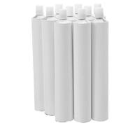 Gatuida 10pcs 60ml Empty Aluminum Paint Tubes for Gouache and Watercolor Paint Storage Refillable Art Containers with Plastic Caps to Prevent Drying for Studio Environment and Art