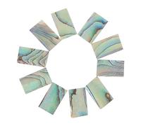 Gatuida 10Pcs Abalone Shell Decoration Strips for Guitar Sound Hole Inlay Easy to Install DIY Guitar Materials Natural Patterns for Protects and Enhances Aesthetic Appeal