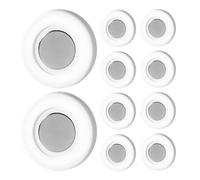 Gatuida 10pcs Adhesive Magnetic Remote Control Holder for Wall - TV Remote Holder Wall Mount Controller Bracket for Living Room and Bedroom