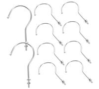 Gatuida 10pcs Adjustable Iron S Hooks for Mannequin Body Display Versatile Heavy Duty Metal Hangers for Clothing Rack Dress Jean Jewelry Purse Wardrobe Home Shop Use