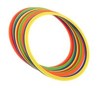 Gatuida 10pcs Agility Rings Colored: Speed Training Plastic Circle Jumping Hoops Agility Hurdles For Athlete Soccer Football Gymnastics Hopscotch Games