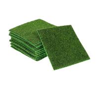 Gatuida 10pcs Artificial Moss Mat Versatile Faux Greenery Wall Decoration for DIY Miniature Gardens Artificial Wall Grass for Craft Projects and Creative Designs