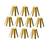 Gatuida 10pcs Brass Golf Shaft Accessories Golf Shaft Adapter Shims Improve Club Balance & Swing Rhythm For Various Sports Club Models
