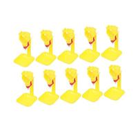 Gatuida 10PCS Chicken Nipples Drinker Durable Poultry Water Supply for Chickens Doves Parrots Easy Operation Sturdy Design for Farm Use