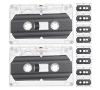 Gatuida 10pcs DIY Audio Cassette Tape: 30 Minutes Blank Interview Recorders Audio Tapes for DIY Projects Greetings Creative Messages Music Cassette