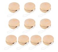 Gatuida 10Pcs DIY Unfinished Wooden Responsive Ball for Safe and Fun Graffiti Painting Activity for Parties and Parent Interaction