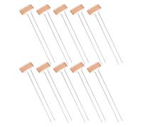 Gatuida 10pcs Durable Plant Markers Reusable Double Sided Garden Labels for Plant Identification Metal Tags for Seedlings and Flowers for Garden Decoration