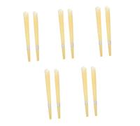 Gatuida 10Pcs Ear Aromatherapy Candle Kit Light Yellow Trumpet Shape for Wax Removal and Tinnitus Relief Ear Cleaning Sticks to Sleep