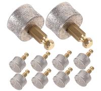 Gatuida 10pcs Finishing Touch Replacement Heads Nail Grinding Wheel for Electric Nail Drill Paw Random Style