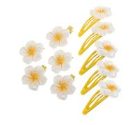 Gatuida 10pcs Flower Girl Hair Accessory Small Flower Hair Clips Must Have for Decorative Barrette Accessory Pin Blossom Cute Floral Little Bang Luau Small Decoration