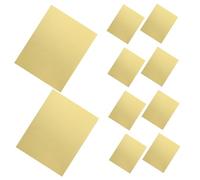 Gatuida 10Pcs Gold Metallic Cardstock for Handmade DIY Projects Smooth Texture Scrapbooking Paper for Cards Bookmarks Tags and Creative Invitations with Shiny Finish