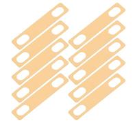 Gatuida 10pcs Guitar Neck Shims For Electric Guitar/Bass, Neck Adjustment Plate For Precise Alignment, Heightening Spacer Set, 0.2mm/0.5mm/1mm Thickness