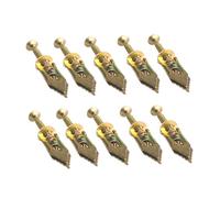 Gatuida 10pcs Heavy Duty Cavity Wall Fixers Plasterboard Plug Screws for Ceiling and Home Decoration Rust-resistant Hollow Wall Anchors with Smooth Edges for Secure Fixing