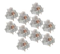 Gatuida 10pcs Keyboard Linear Switch Mechanical Switches Replacement Keyboard for Custom Mechanical Smooth Tactile Parts
