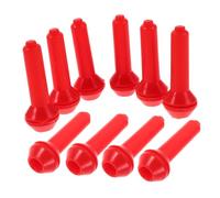 Gatuida 10PCS Livestock Feeding Nipples for Calves Lambs Goat Piglets Soft Flexible Animal Nursing Teats Compatible with Various Bottles Natural Breastfeeding Simulation for Healthy Growth