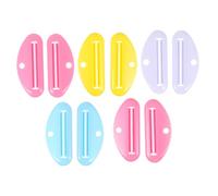 Gatuida 10pcs Manual Abs Plastic Toothpaste Squeezer with Clips for Bathroom Home Use Portable Tube Tool to Efficiently Extract Toothpaste Cream Hand Cream and More Mess Waste-reducing
