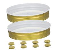 Gatuida 10pcs Metal Bee Feeders Entrance Waterer for Beehive Water Dispenser Weather Resistant Honeybee Drinking Station Easy Install Feeding Equipment for Year Beekeeping