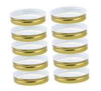 Gatuida 10pcs Metal Beehive Feeder Lids Water Feeding Device for Beehive Easy Installation Beekeeping Accessories Year Bee Water Dispenser Replacement Parts