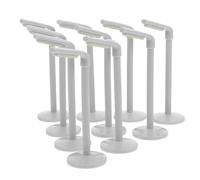 Gatuida 10pcs Micro Landscape Model Miniature Street Lights Model Railway Lights Street Lamp Miniatures Miniature Street Light Model Mini Lamp Post Mini Street Lamp Post Plastic